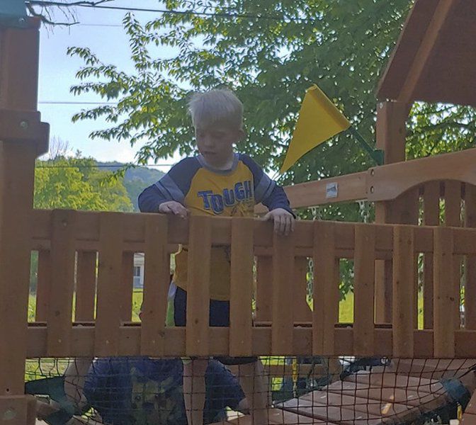 Boy with heart defect gets playground paradise
